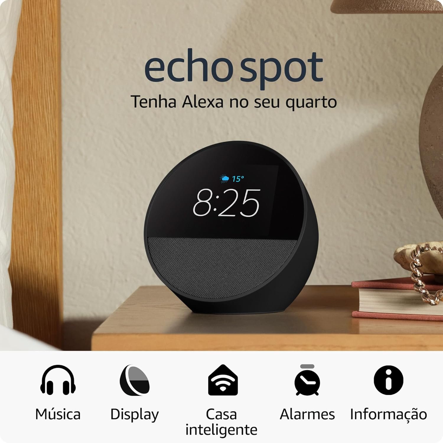 Eco Spot com Alexa